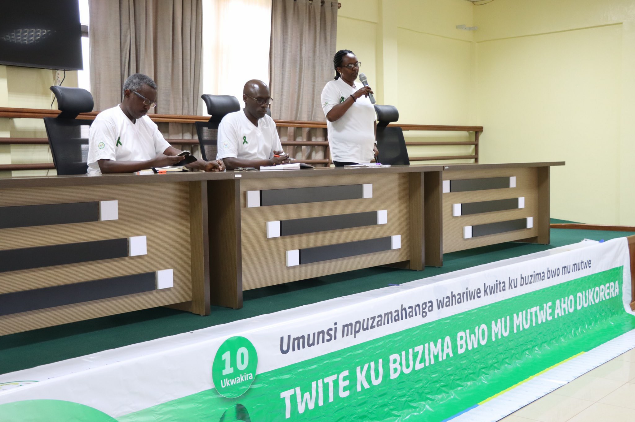 AVEGA collaborates with health facilities, the Rwanda Biomedical Center, and other organizations to expand care access and promote healing, resilience, and social cohesion